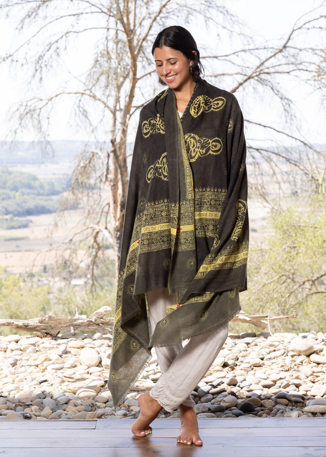 BUDDHA SCHAL XL