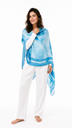 Load image into Gallery viewer, INHALE LOVE EXHALE GRATITUDE Aqua Cloud
